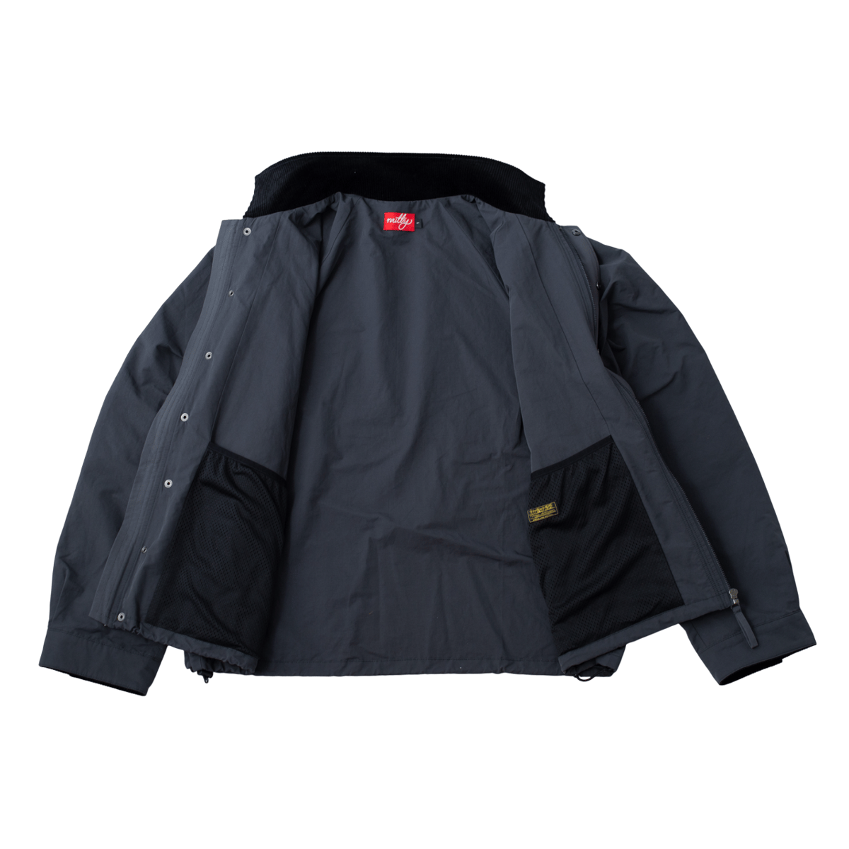 nuttyclothing / Flow Jacket Charcoal Black | nu