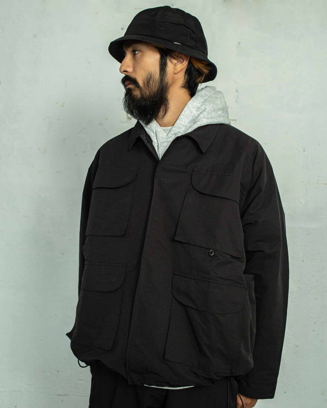 nuttyclothing / TOWN JACKET BLACK | nuttyclothi