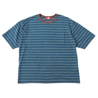 nuttyclothing  / Multi Border Pocket T-shirt JAZZ