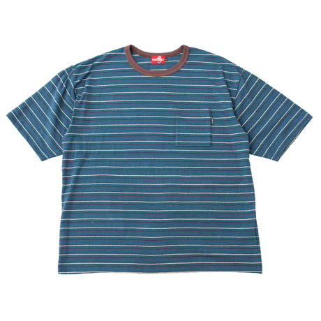 nuttyclothing  / Multi Border Pocket T-shirt JAZZ