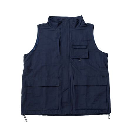 nuttyclothing × GOODWAVE / Flowing vest  Navy "Exclusive color"