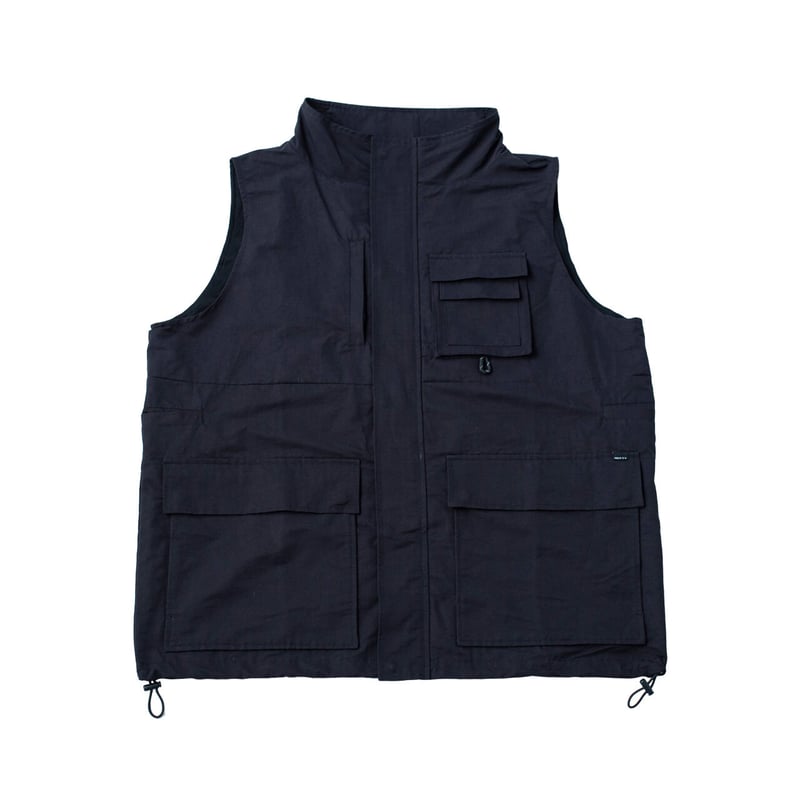 nuttyclothing × GOODWAVE / Flowing vest Black |