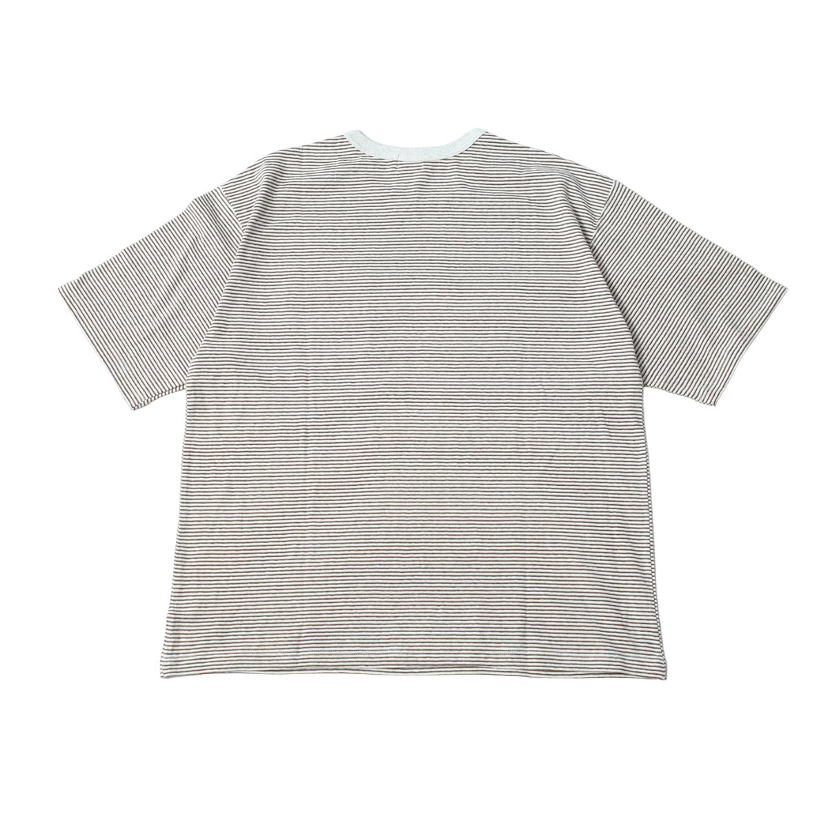 BORDERSネイビー パフスリーブ Tシャツ サイズ36 BORDERSネイビー パフスリーブ Tシャツ サイズ36