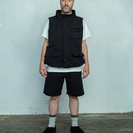 nuttyclothing × GOODWAVE / Flowing vest Black