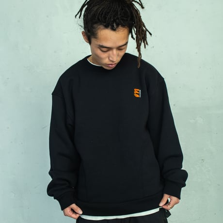nuttyclothing × STAPES / Daily Heavyweight Crewneck Sweat  Black