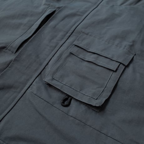 nuttyclothing × GOODWAVE / Flowing vest Charcoal grey