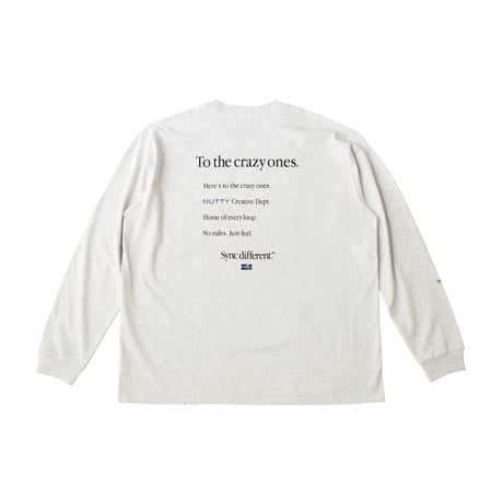 nuttyclothing / Sync different ™ L/S T-Shirt Ash