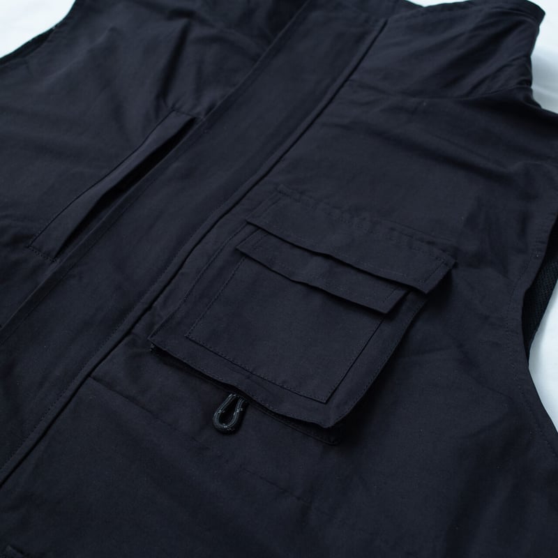 nuttyclothing × GOODWAVE / Flowing vest Black |