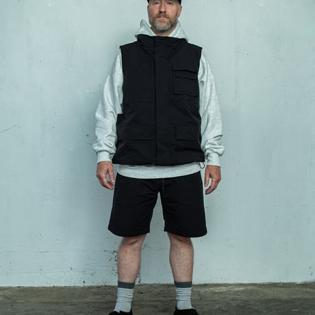 nuttyclothing × GOODWAVE / Flowing vest Black