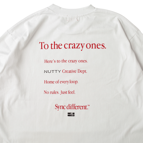 nuttyclothing / Sync different ™ L/S T-Shirt White