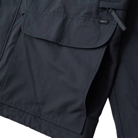 nuttyclothing / Flow Jacket Charcoal Black