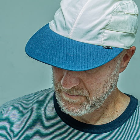 nuttyclothing / Ramble Twotone Cap Ecru White & Navy