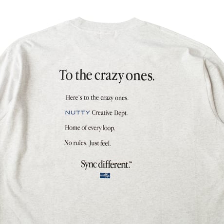 nuttyclothing / Sync different ™ L/S T-Shirt Ash