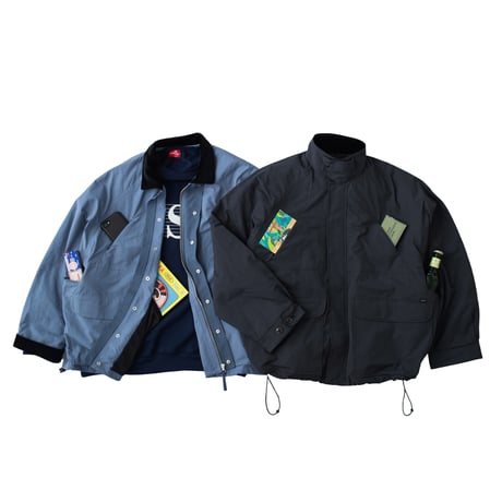 nuttyclothing / Flow Jacket Stone Blue