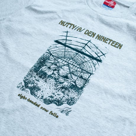 nuttyclothing × A / DEN /  NINE TEEN T-shirt (ZINE+STICKER付）