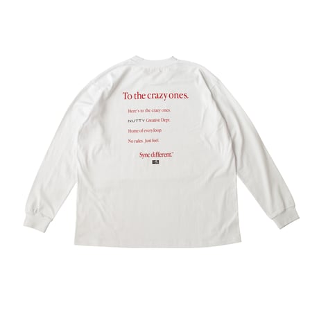 nuttyclothing / Sync different ™ L/S T-Shirt White