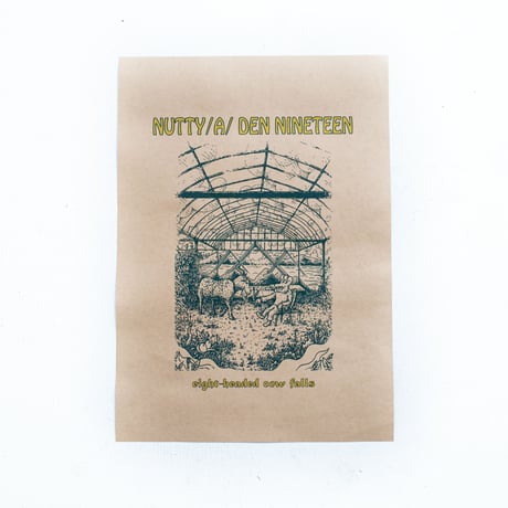 nuttyclothing × A / DEN /  NINE TEEN T-shirt (ZINE+STICKER付）