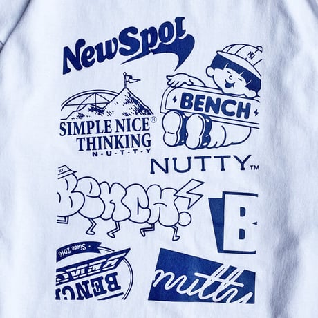 nuttyclothing × BENCH / Archive LS T-SHIRT  WHITE