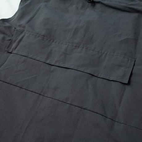 nuttyclothing × GOODWAVE / Flowing vest Charcoal grey