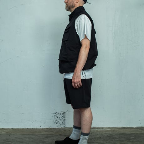 nuttyclothing × GOODWAVE / Flowing vest Black