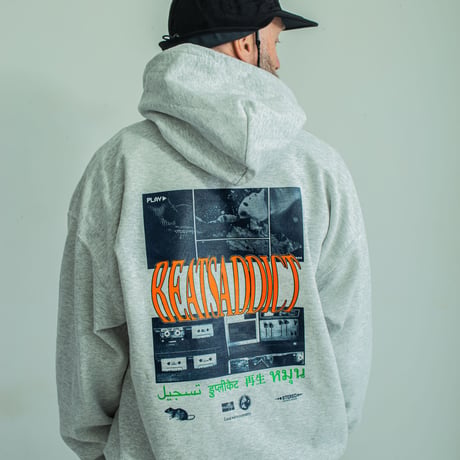 nuttyclothing  & ODD TAPE DUPLICATION  / BEATSADDICT Hoodie