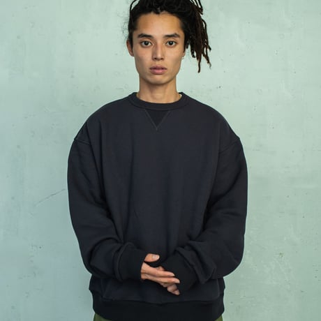 nuttyclothing  / Usual Crewneck Sweat Charcoal Black