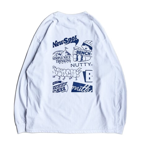 nuttyclothing × BENCH / Archive LS T-SHIRT  WHITE