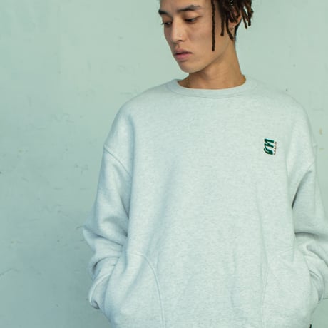 nuttyclothing × STAPES / Daily Heavyweight Crewneck Sweat  Ash