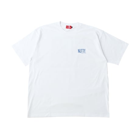nuttyclothing /  BLUE IN GREEN  T-SHIRT WHITE