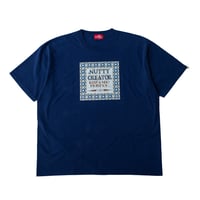 nuttyclothing /  Creator Faded Pigment T-Shirt NAVY BLUE