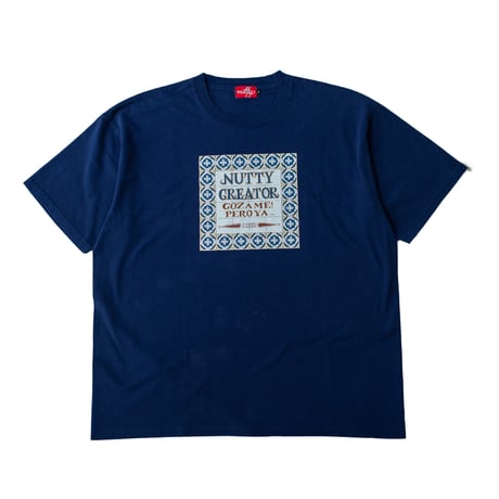 nuttyclothing /  Creator Faded Pigment T-Shirt NAVY BLUE