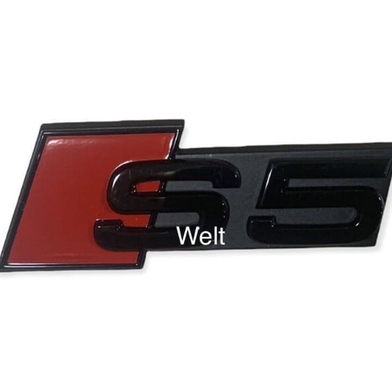 Audi 純正品 アウディ S5 ロゴ グロスブラック フロント グリル