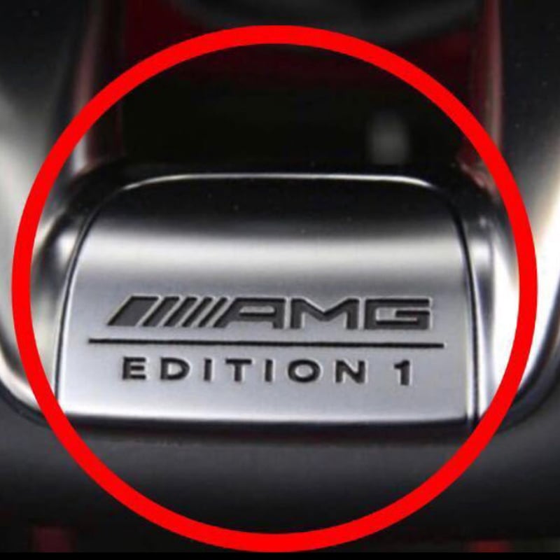 Mercedes-Benz 純正 AMG EDITION1 ステアリングエンブレムカバー |...