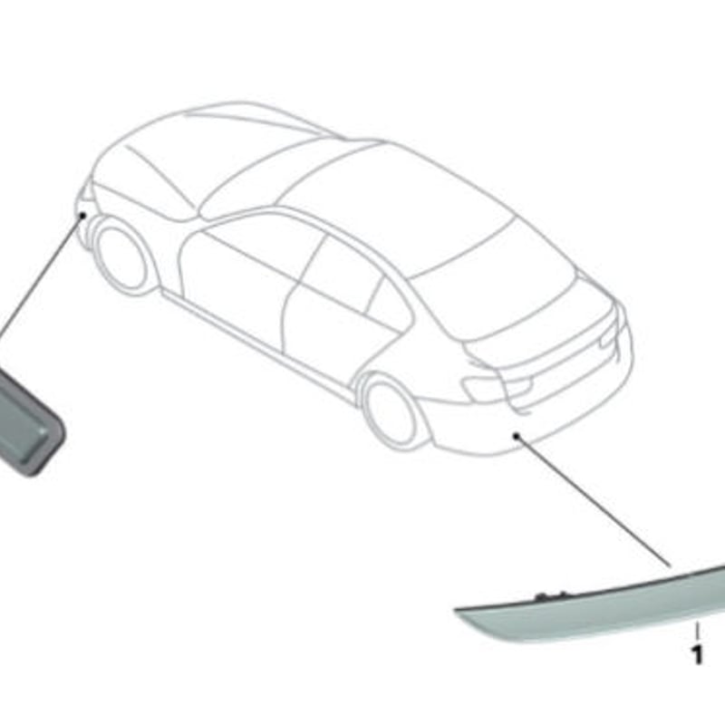 US BMW 純正品 3シリーズ F30 F31 北米 オレンジ サイドマーカー 左右
