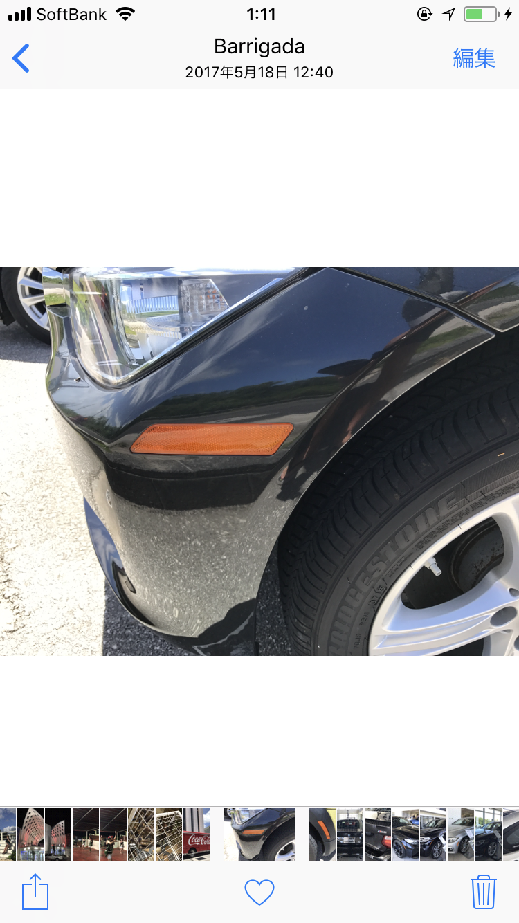 US BMW 純正品 3シリーズ F30 F31 北米 オレンジ サイドマーカー 左右