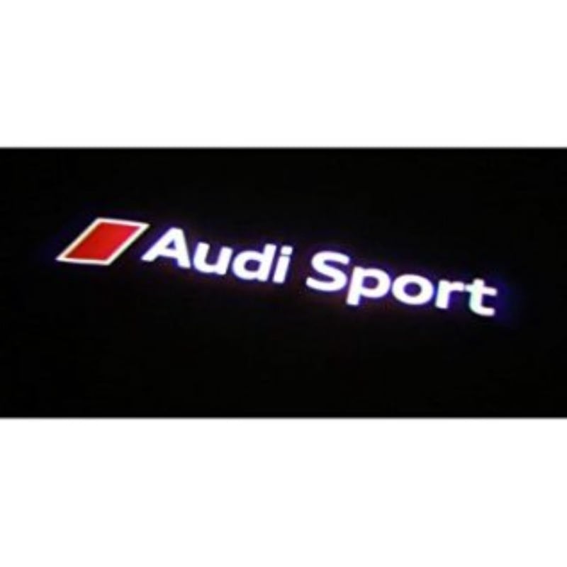 Audi 純正 Audi Sport ロゴ LED プロジェクター カーテシランプ 左右 ...