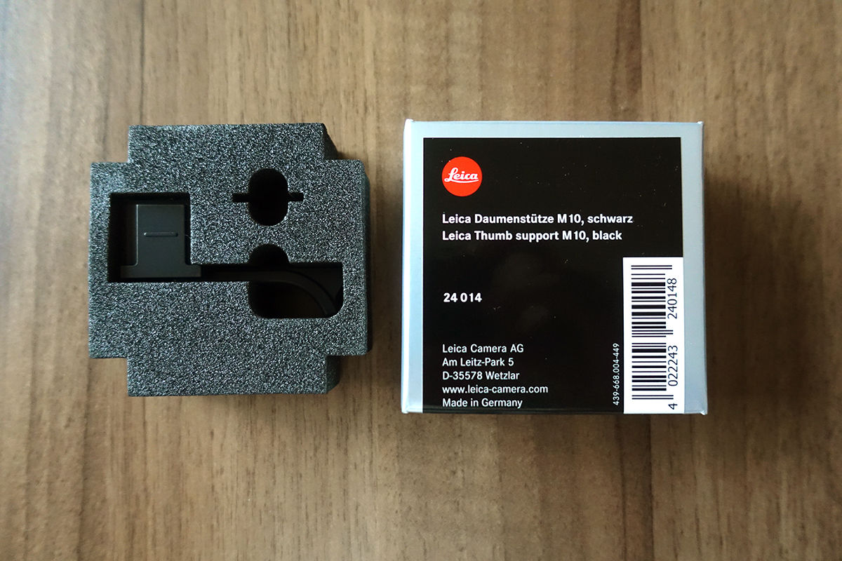 Leica M10 サムレスト LEICA M10のアクセサリーを購入した件