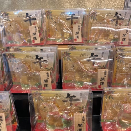 金箔入り　午の置物