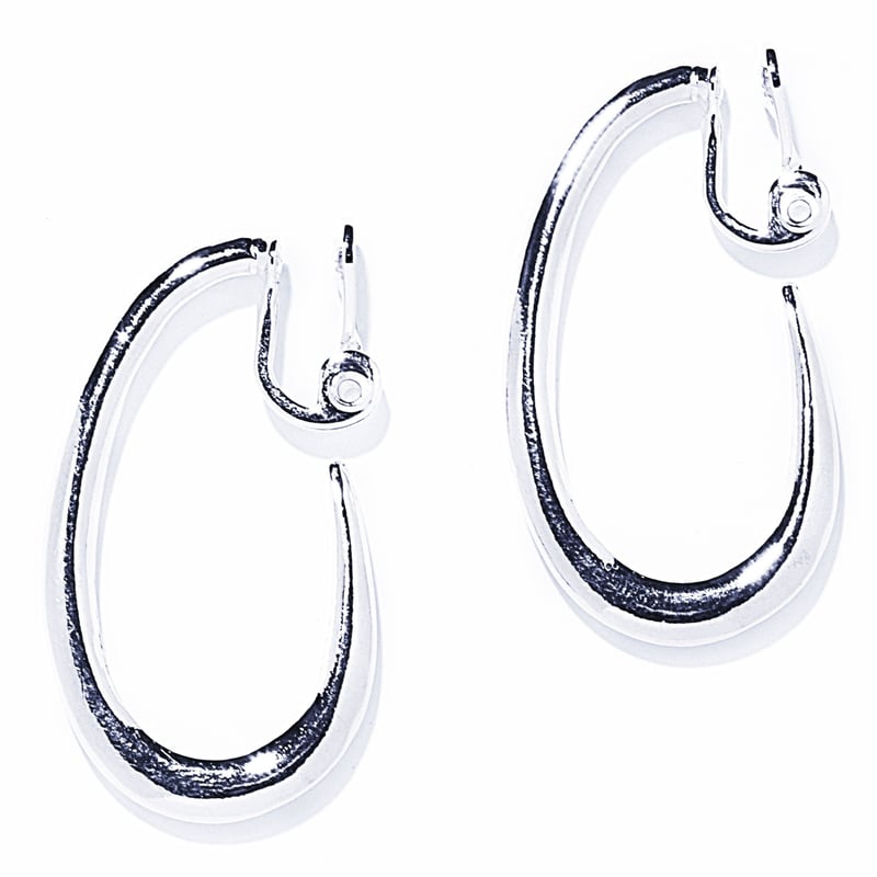 ivy hoop earring / silver,gold | IRIS47 officia...