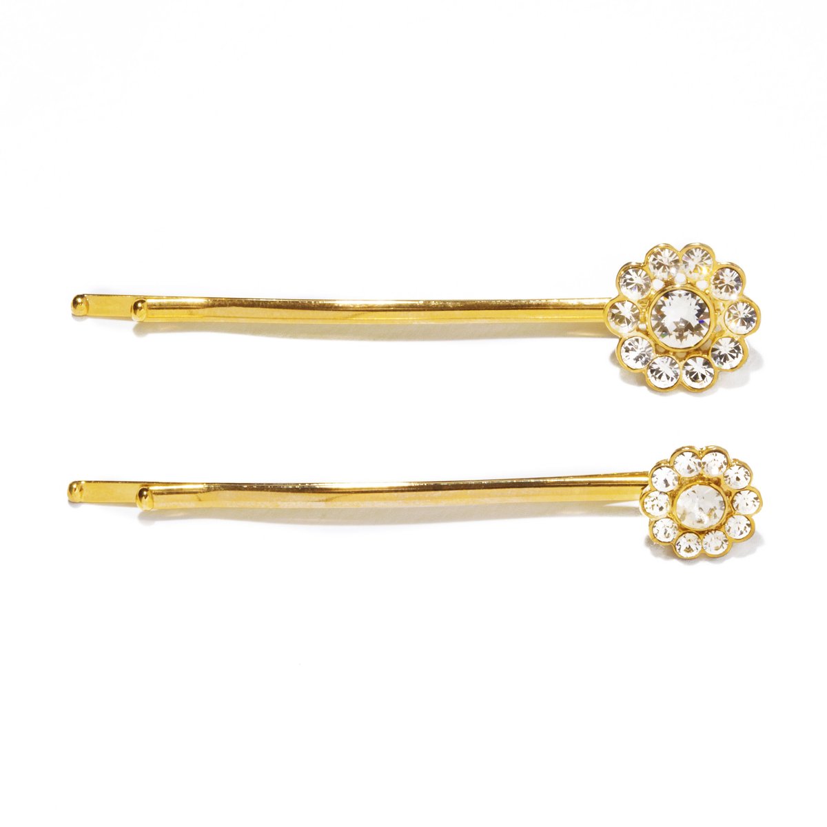 mimosa stone pin set / gold,black | IRIS47 offi...