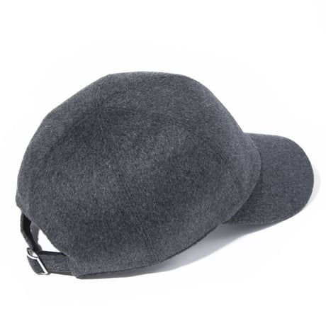 fog cashmere cap / black,grey,charcoal gray