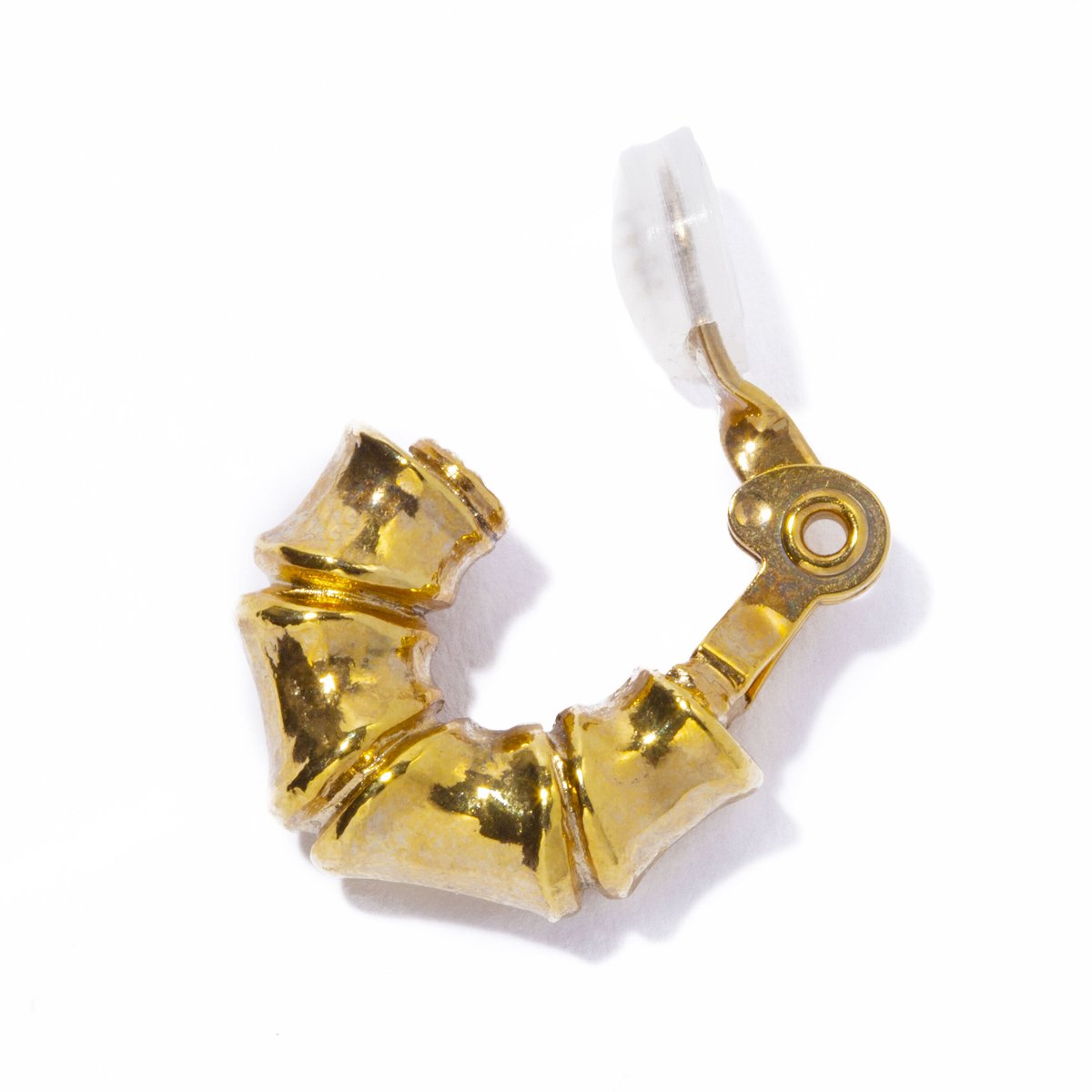 bamboo earring / silver,gold | IRIS47 official