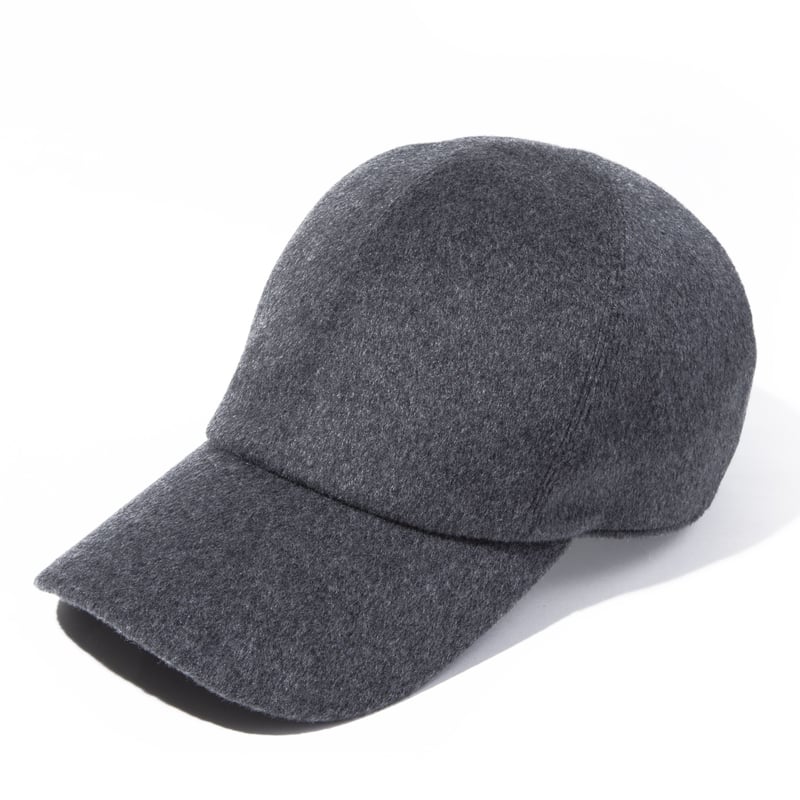 fog cashmere cap / black,grey,charcoal gray | I
