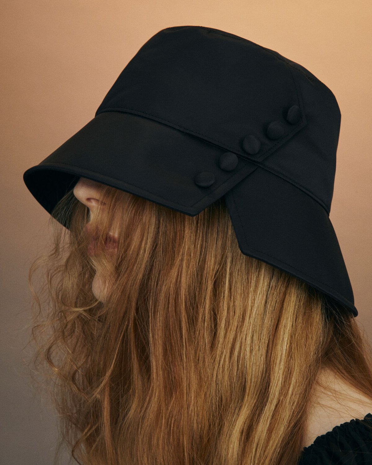 flute hat / black | IRIS47 official online store