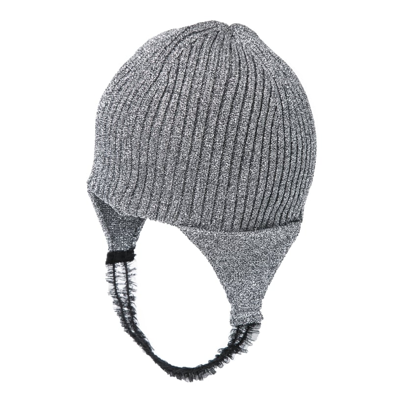 gram knit cap / silver,gold | IRIS47 official o...