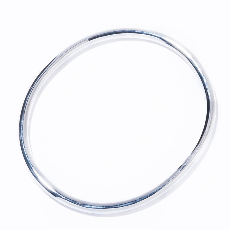 classic oval band silver | IRIS47 official onli...