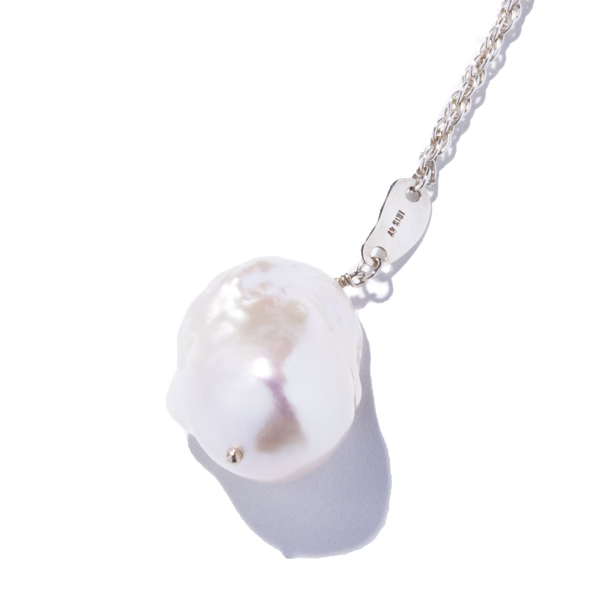 baroque pearl lariat necklce | IRIS47 official