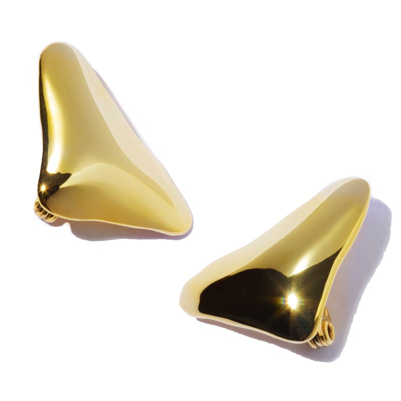 petite balance earring / silver,gold | IRIS47