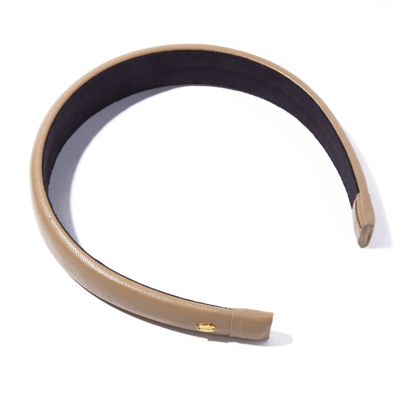 nocturne wide head band / black,brown,beige,cam...