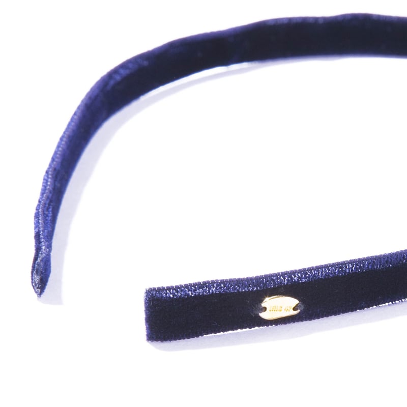 velvet headband / black,brown,navy | IRIS47 off...